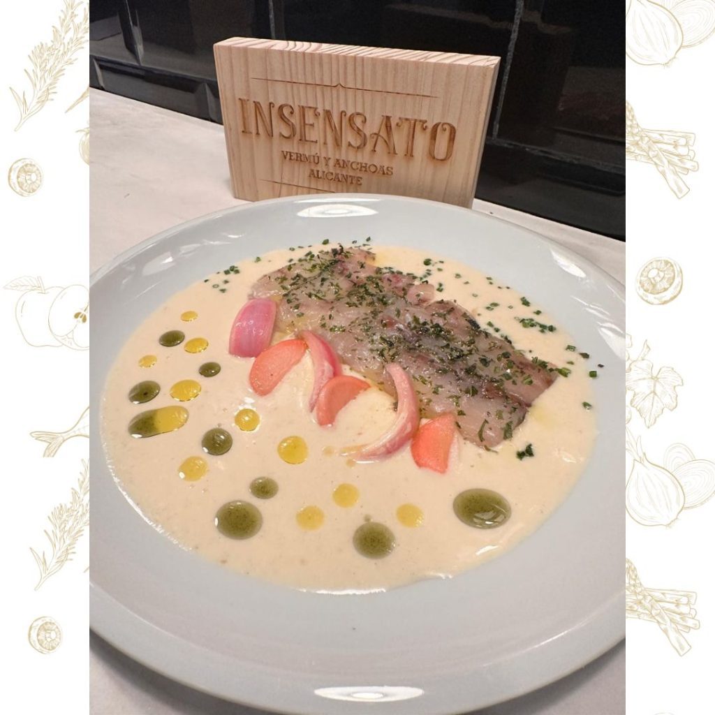 Restaurante Insensato. Vermú y Anchoas.